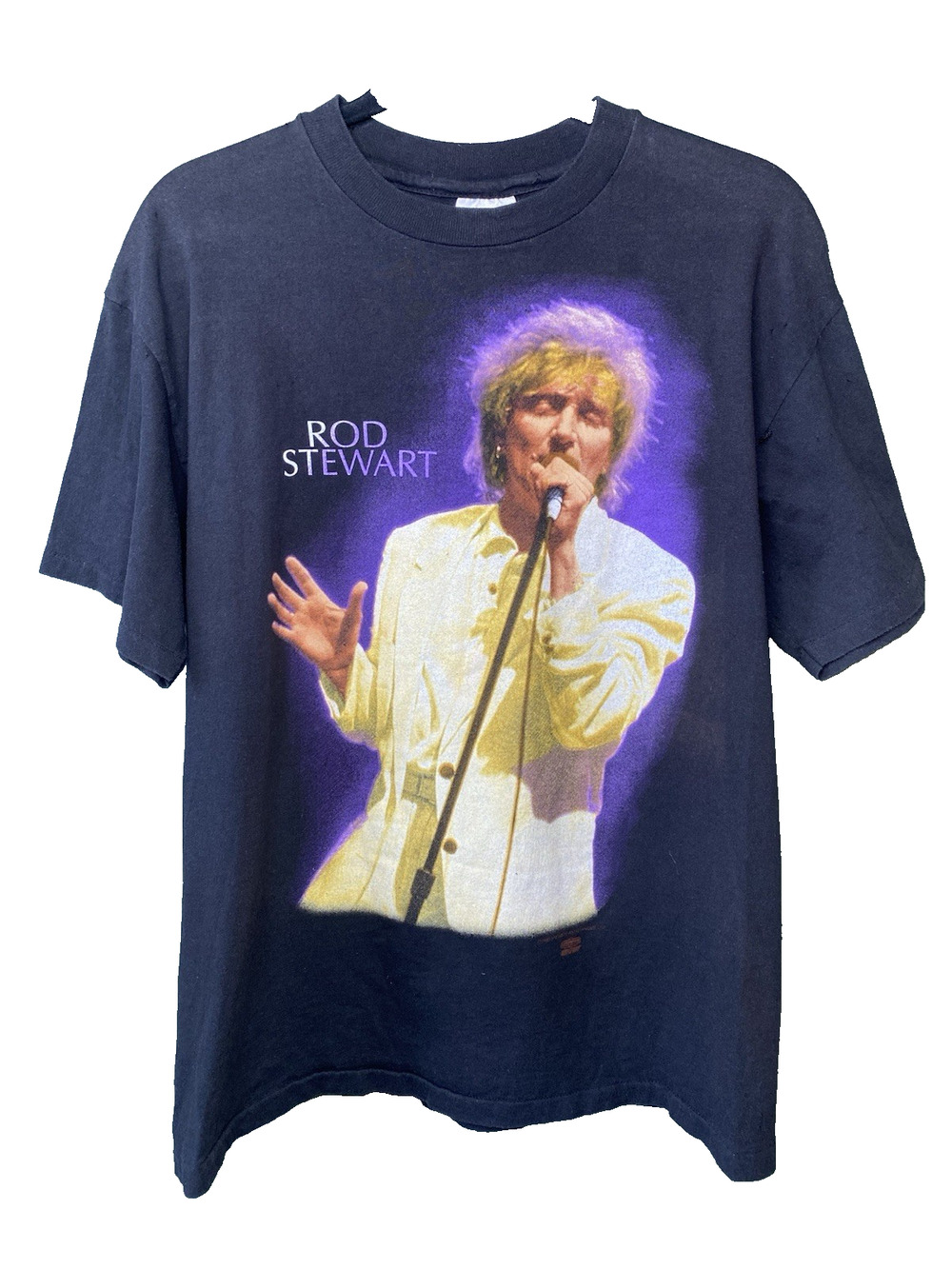 Rod Stewart Shirt Vintage Single Stitch A Night To Remember 93 Concert Tour Tee